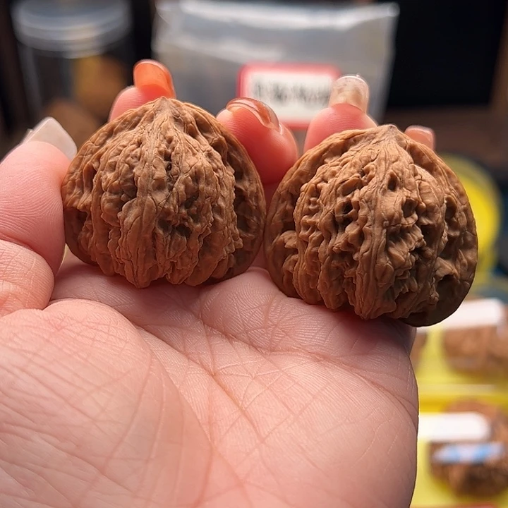 吊坠文玩核桃三角密纹 全品