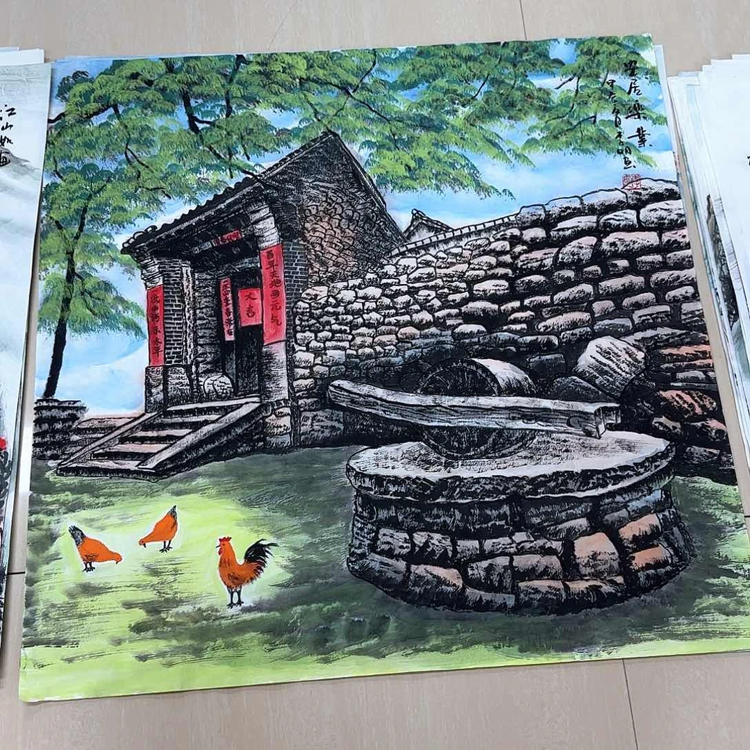 国画国画作品集一个