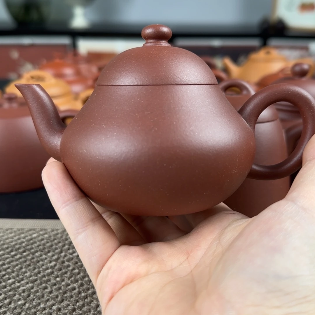 从***起茶壶紫砂微瑕梨形
