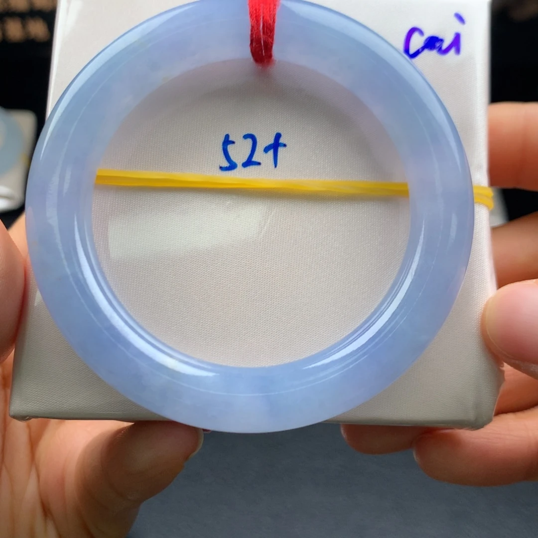 翡翠未镶嵌手镯冰蓝紫