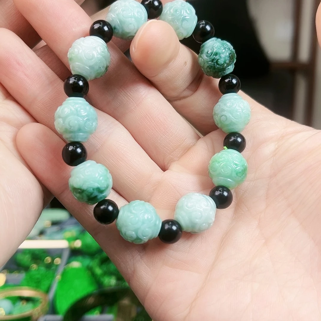 翡翠手链未镶嵌手链
