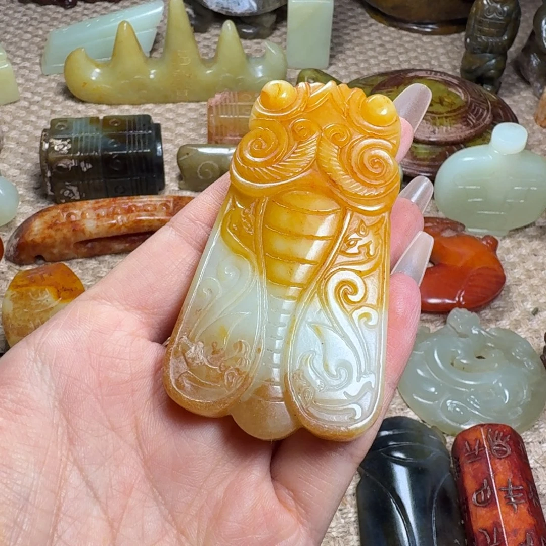 白玉菩提吊坠挂件