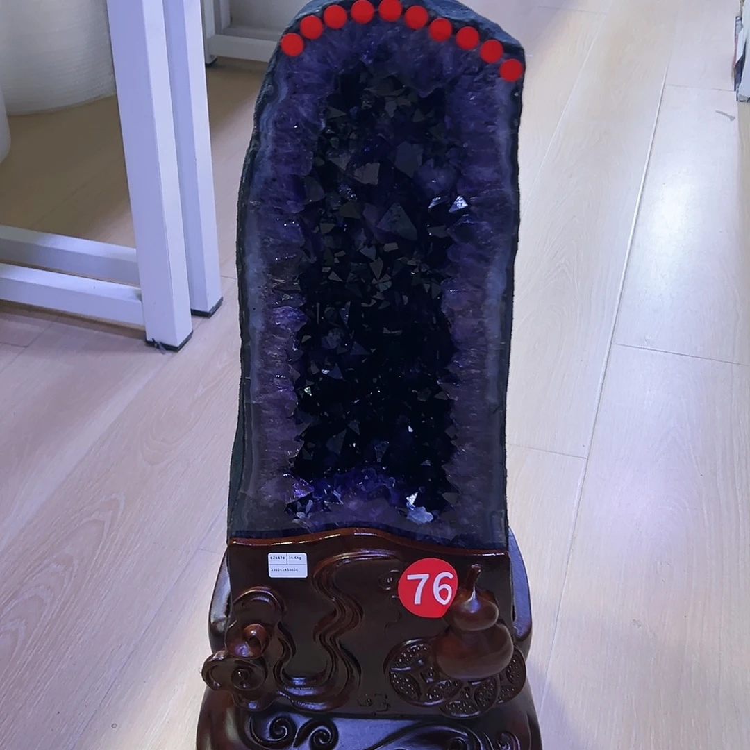 紫晶未镶嵌大型摆件（非配饰）晶