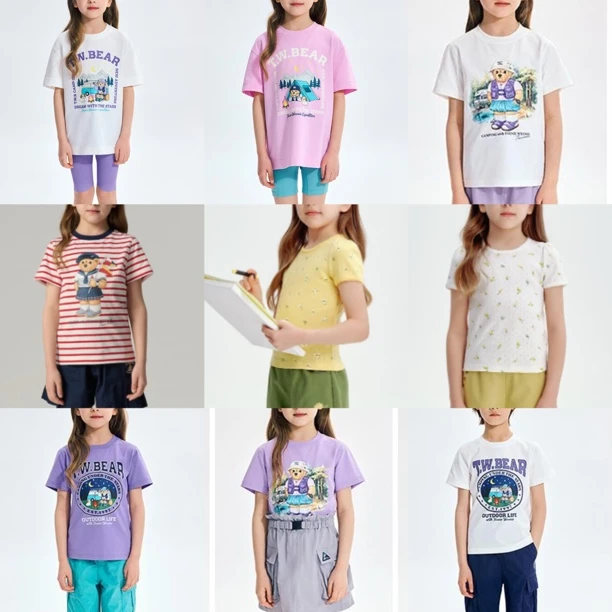 【139元专区】TeenieWeenieKids25年儿童夏款印花短袖纯色T恤合集