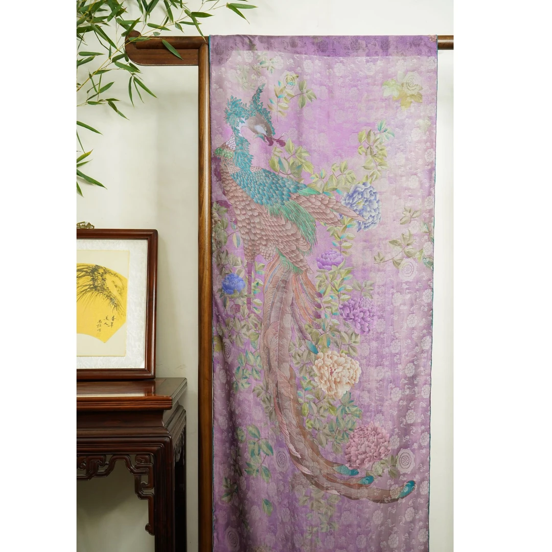 suluo/苏罗|凤·游|苏罗®长巾花罗桑蚕丝披肩花罗丝巾百搭围巾