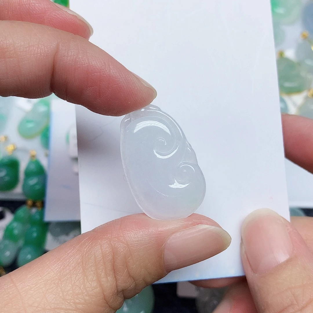 翡翠未镶嵌颈饰3456789