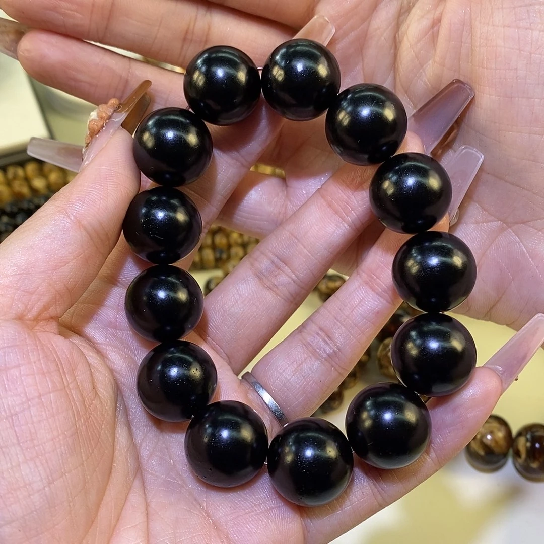 裸石琥珀未镶嵌17m煤精