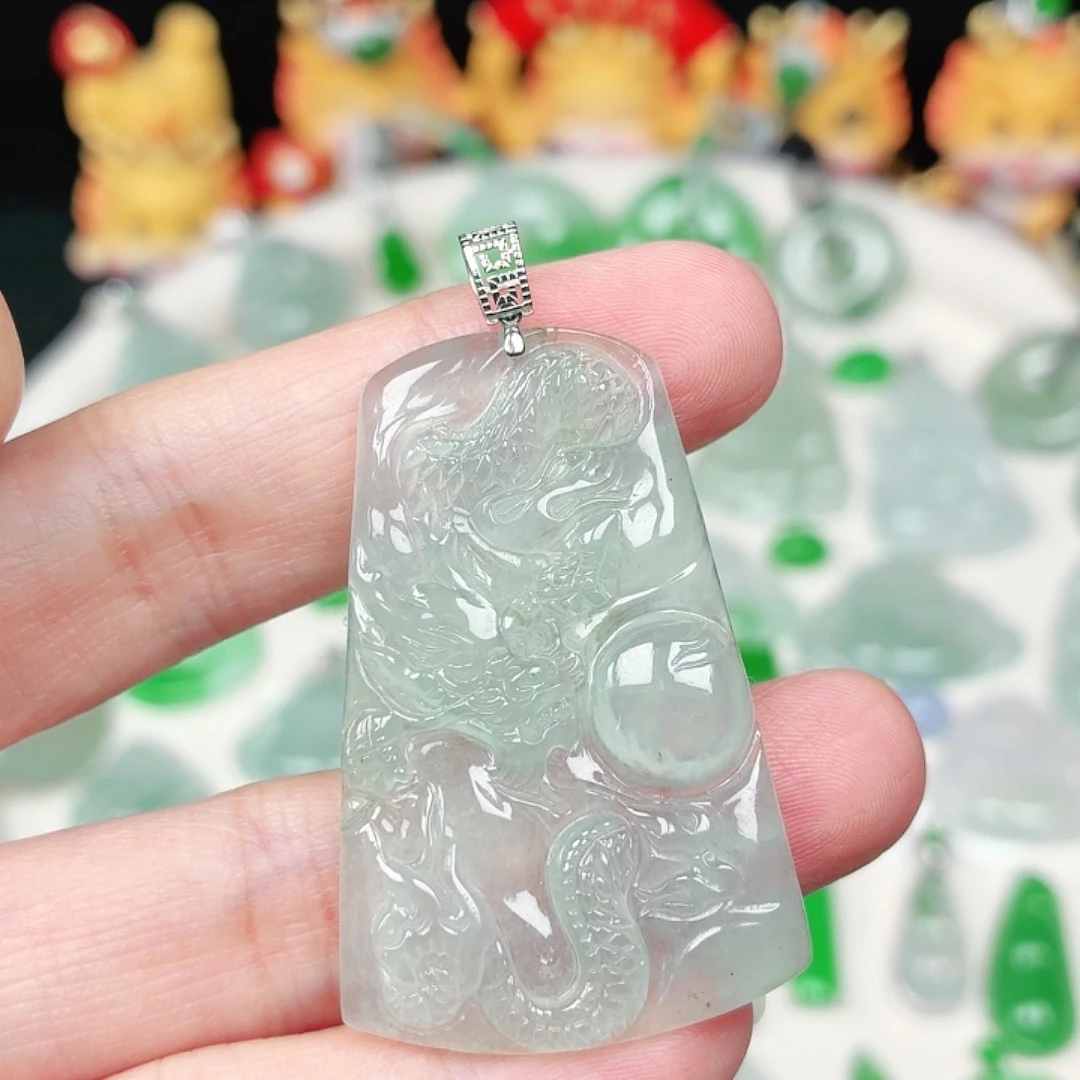 颈饰未镶嵌翡翠缅甸天然A货翡翠
