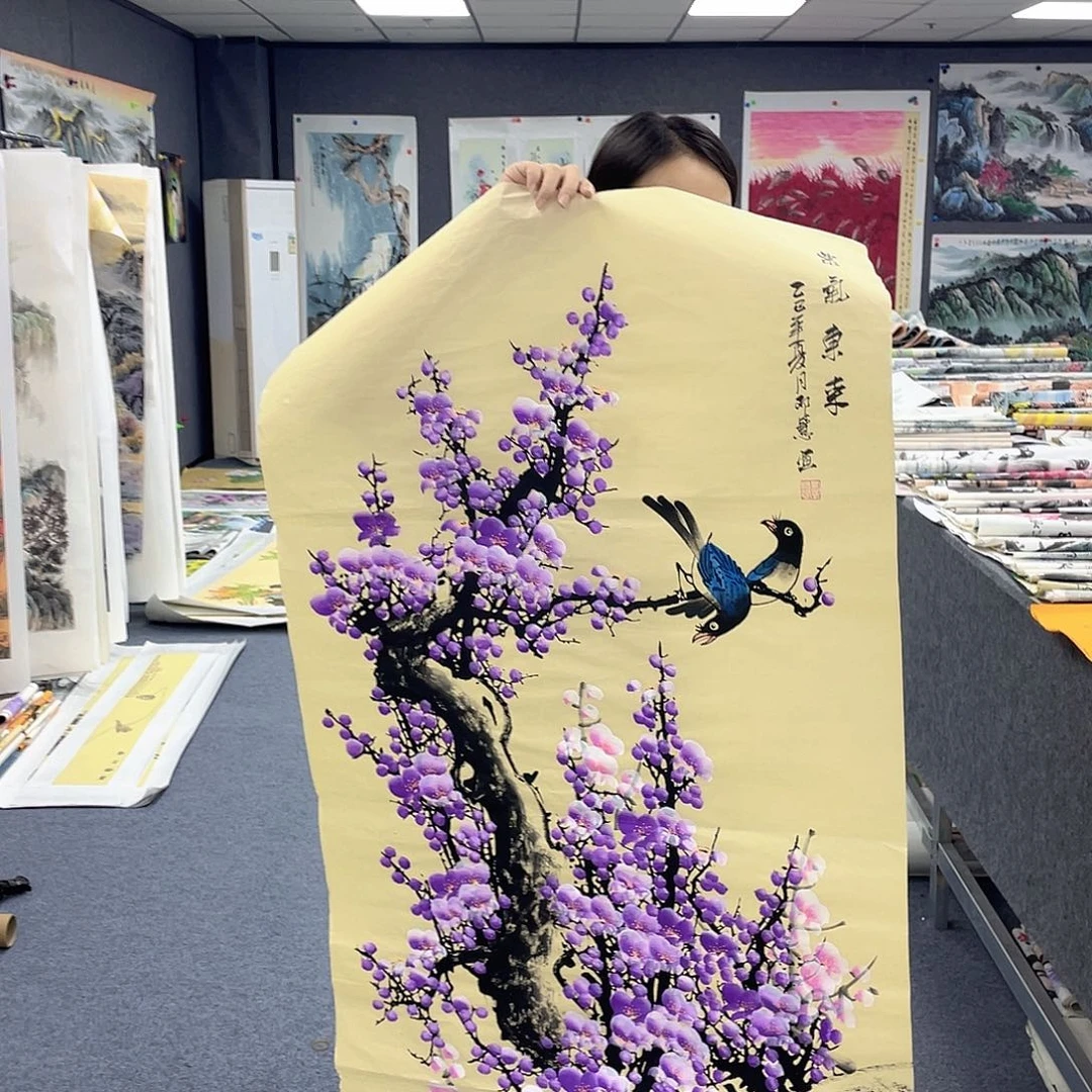 国画作品小姐姐放漏…