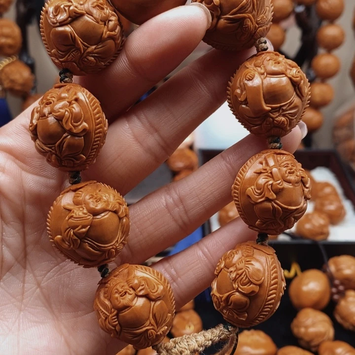 橄榄核手串/手链八宝财神2.3