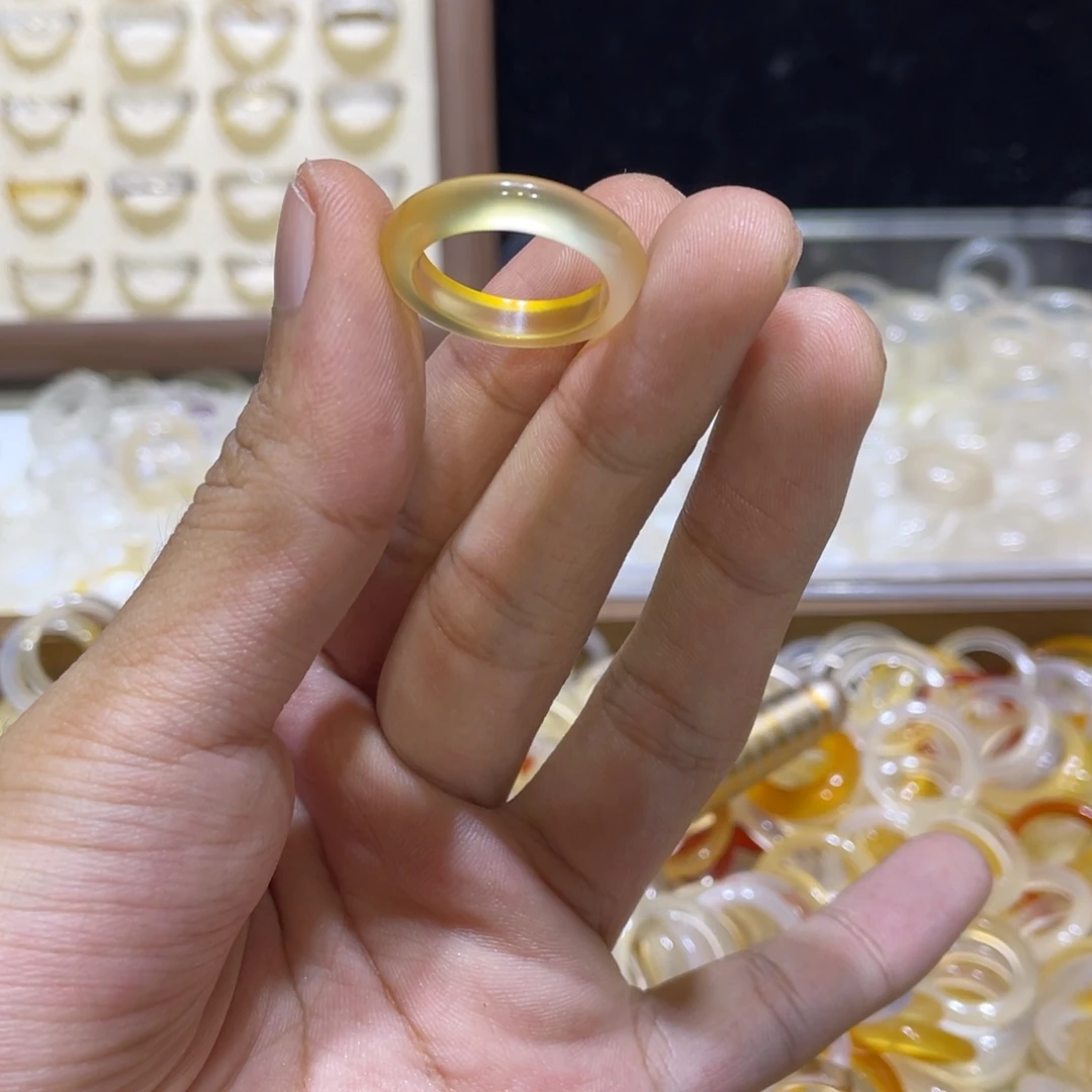 玛瑙/玉髓合金戒指39号港16