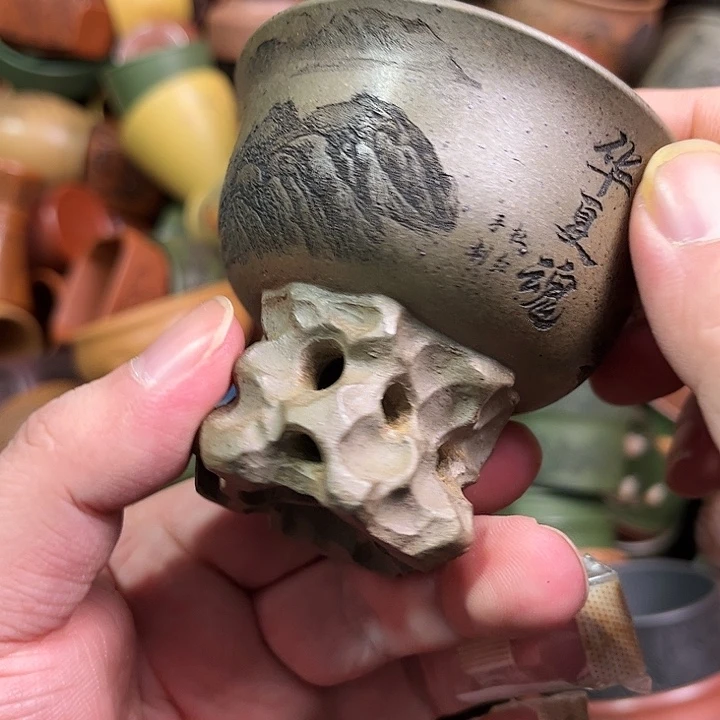 紫砂茶杯全手工紫砂主人杯