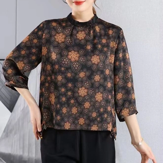 9-022-11女士印花上衣