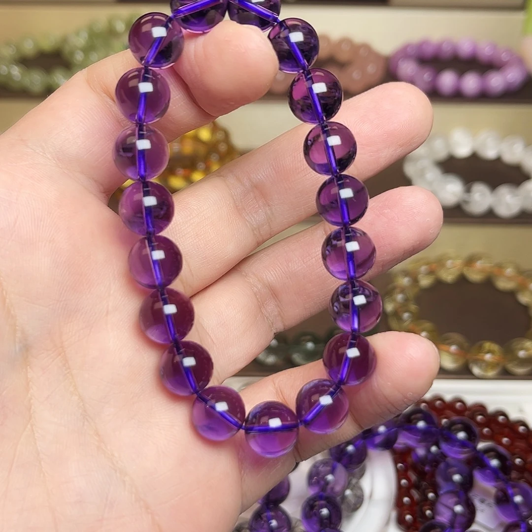 未镶嵌手链水晶紫水晶