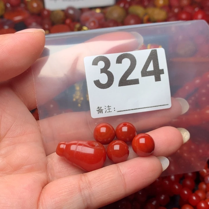 南红玛瑙手链未镶嵌三*七