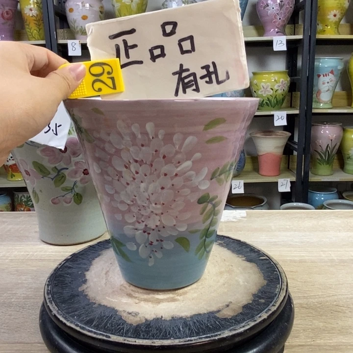 景德镇高温陶瓷花盆