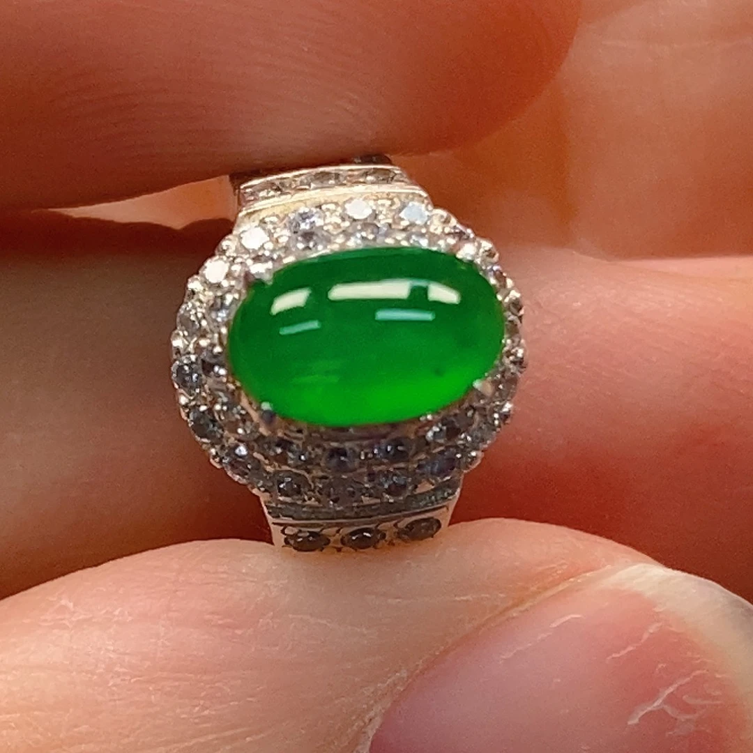 A***翡翠散珠翡翠蛋面