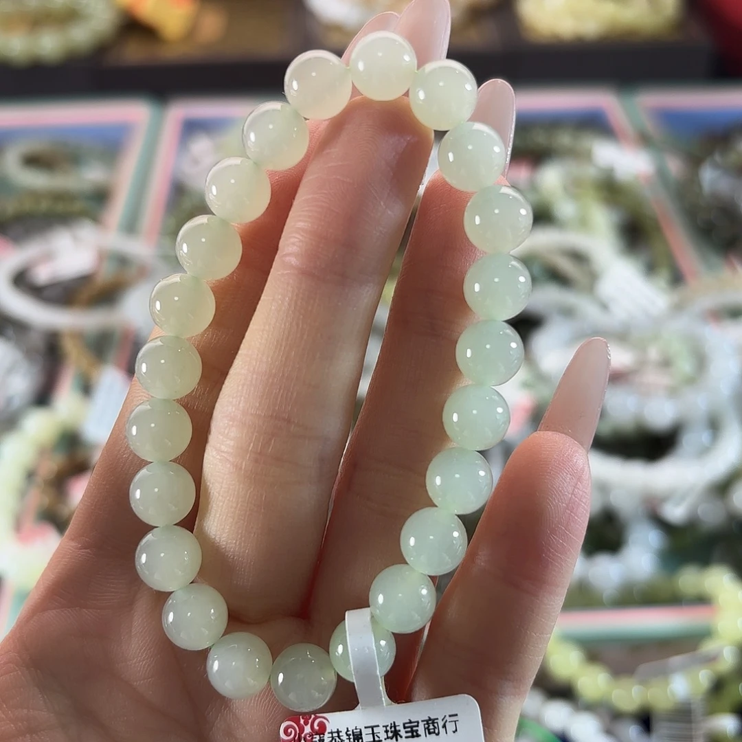 和田玉未镶嵌手链156