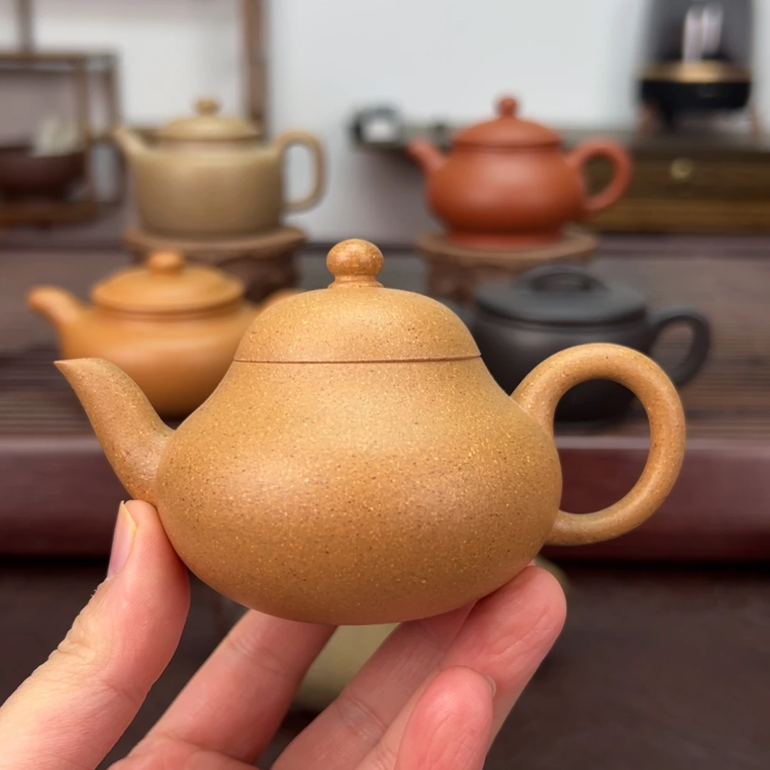 茶壶紫砂黄金段 120 毫升