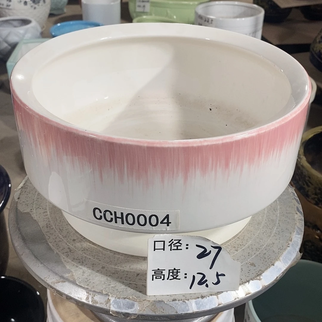 【闪购商品】陶瓷微瑕花盆-CCH004-1个大号