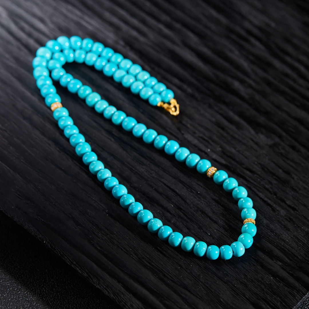 【佳佳专属】18K绿松项链-多样性发一 #XYGD308239-A