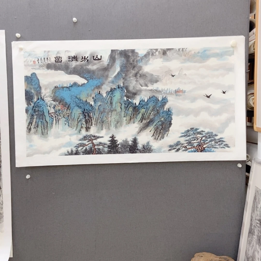 菱***国画手写手绘作品64