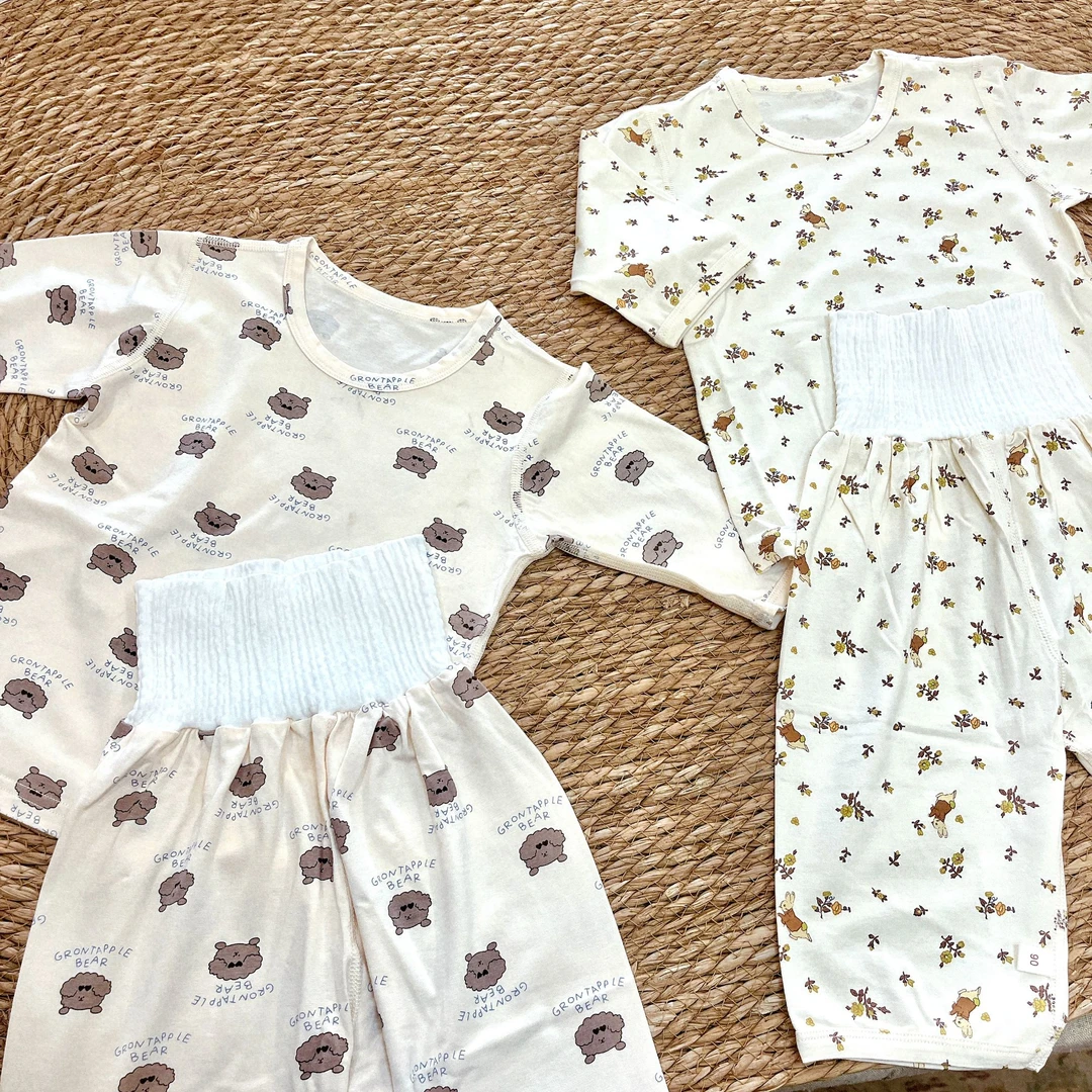 儿童七分袖家居服套装