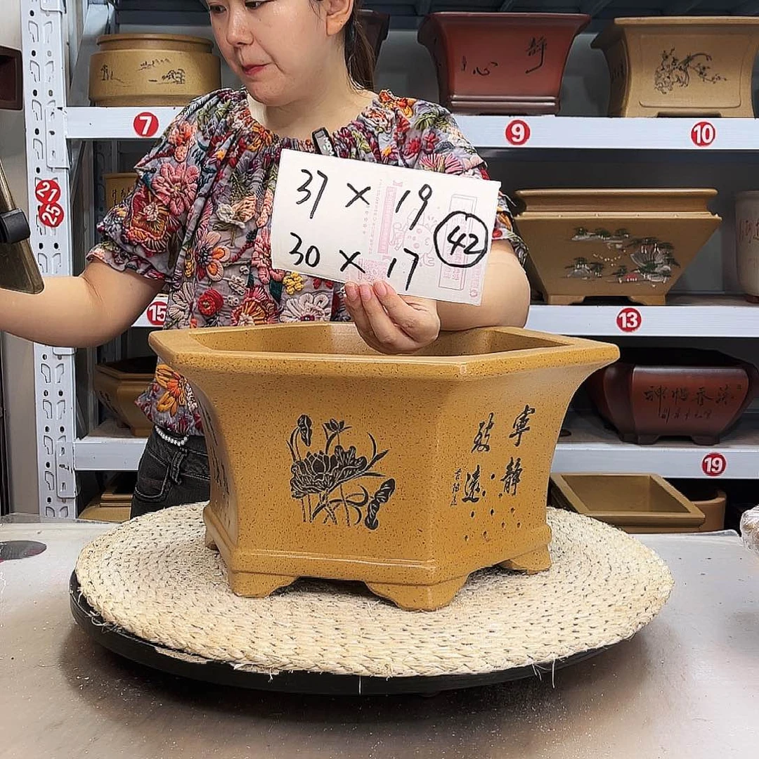 紫砂花盆紫砂花盆