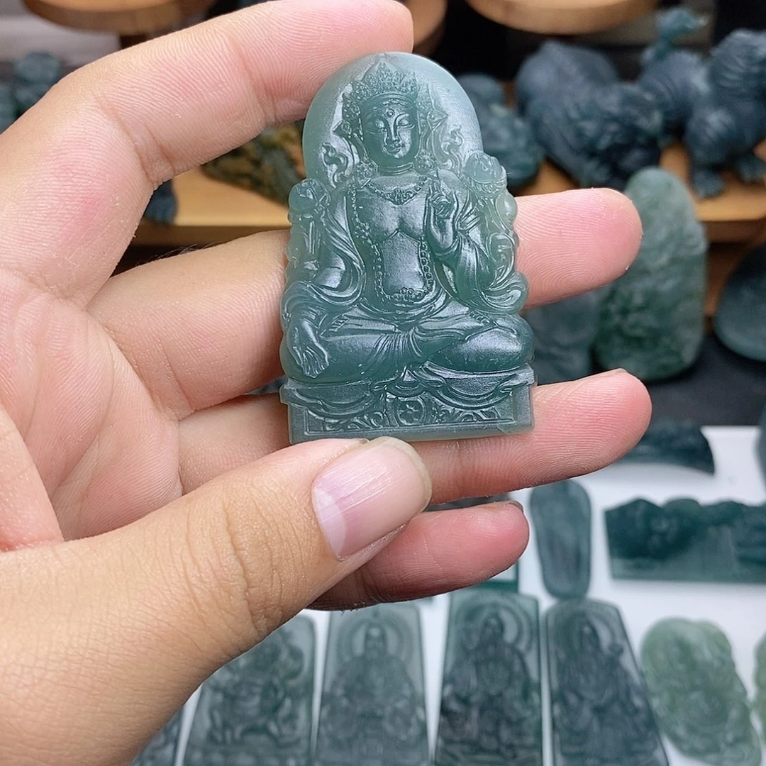 定制翡翠未镶嵌度母