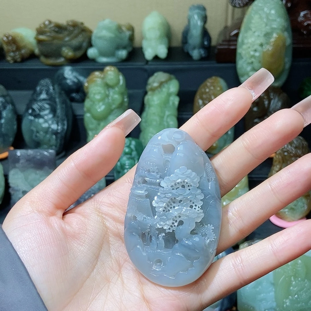 和田玉颈饰未镶嵌