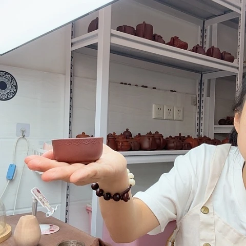 紫泥如意杯如意杯