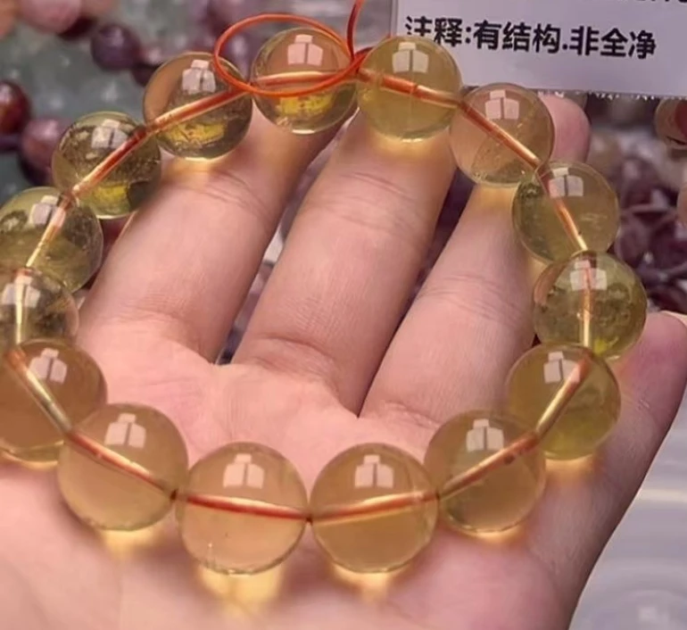 金发晶超七水晶天然水晶源头工厂手串包邮