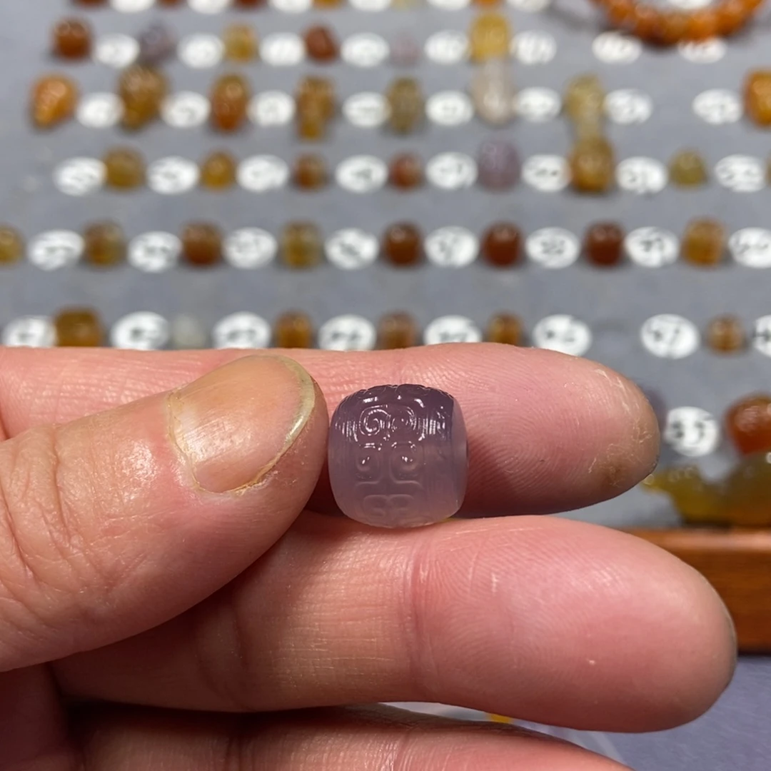 七***灯玛瑙/玉髓合金颈饰珠