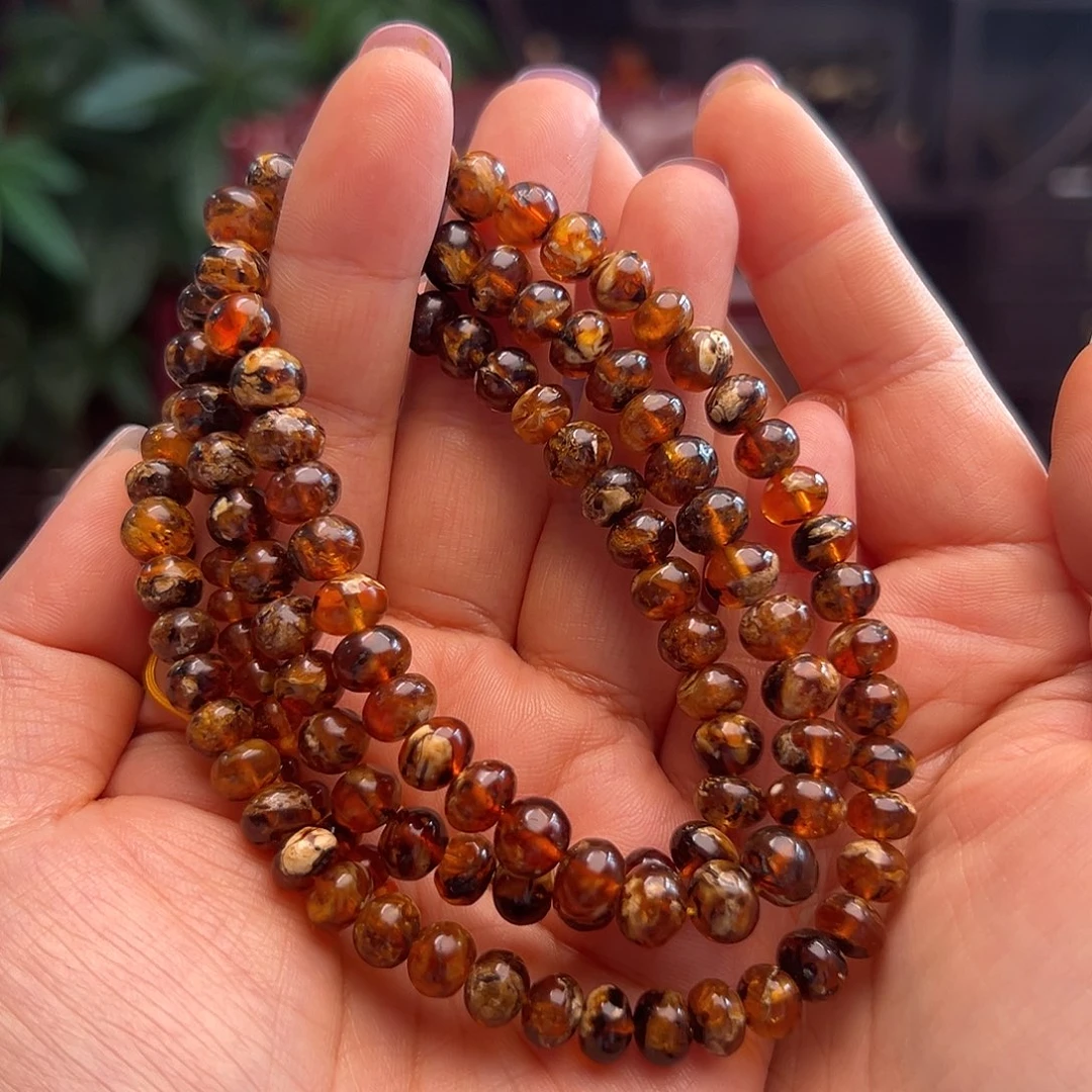 想***多未镶嵌琥珀裸石抚顺琥珀20936七