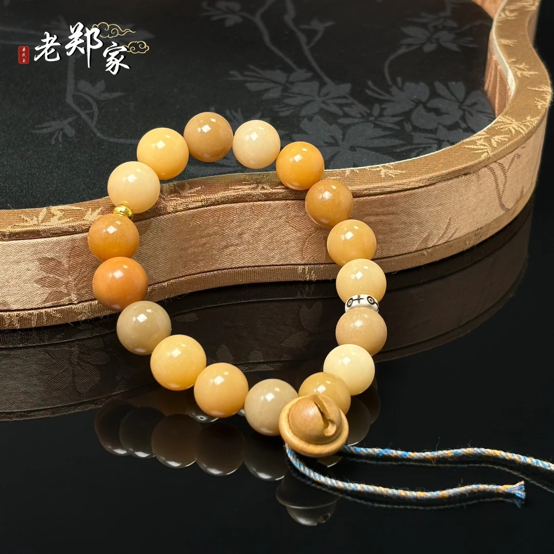 【老郑家】 木作白玉菩提DIY手串 MT238 (多样性发一件)约12mm