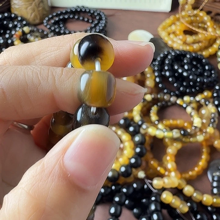 牛***牛木质类驴蹄子半山半水单珠1颗10✖️9