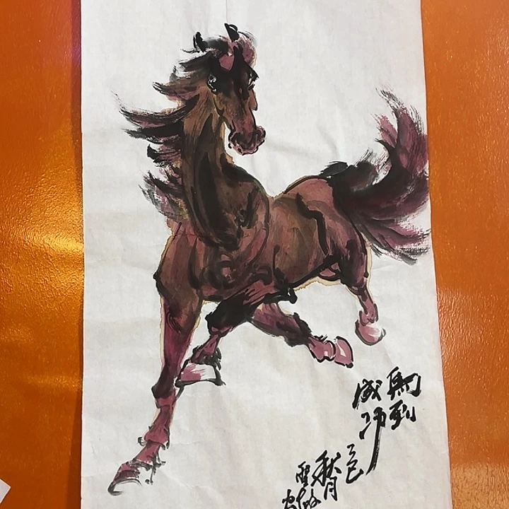 国画张圣敏先生纯手绘作品