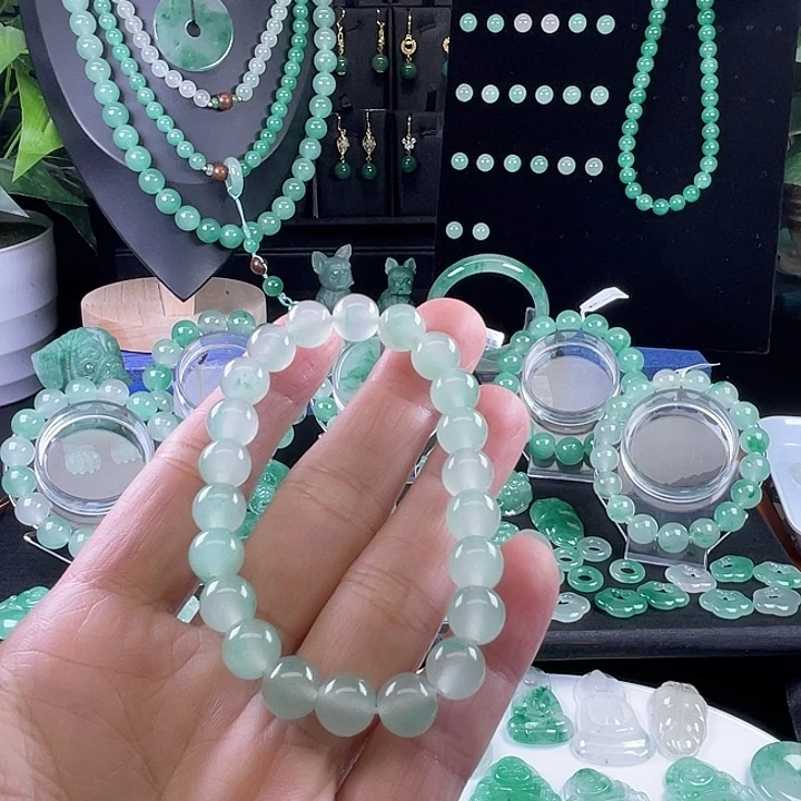 未镶嵌手串石英质玉