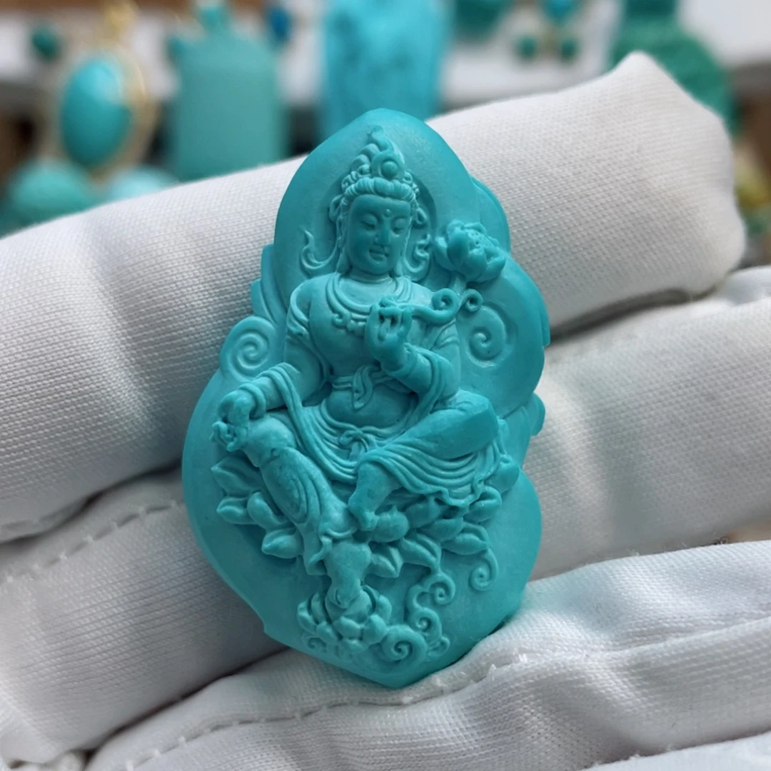 绿松石珠宝奇石未镶嵌