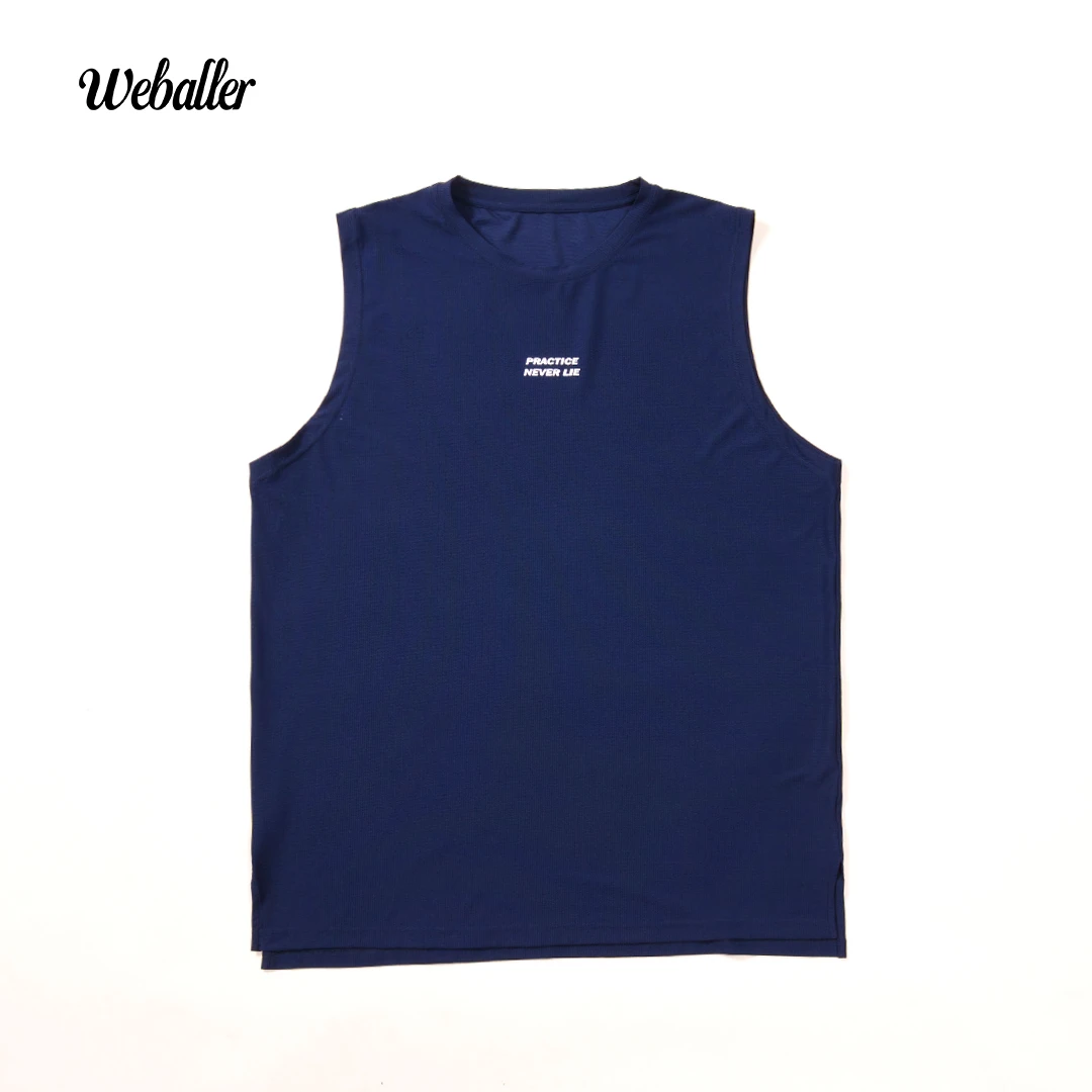 WEBALLER 2025夏季篮球背心高弹透气速干宽松运动男士美式运动