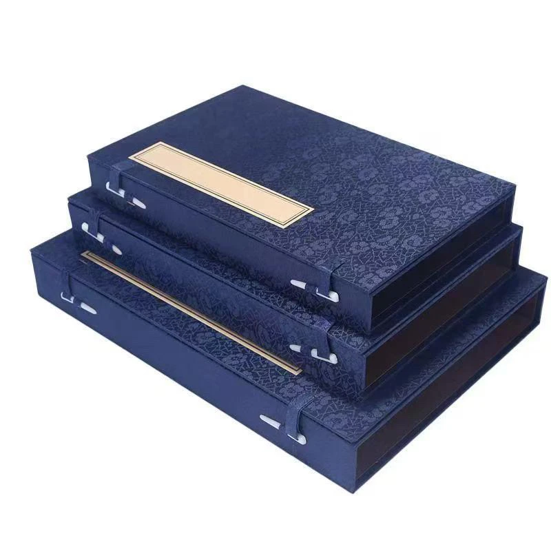 古籍高档函套书盒定制藏书仿真书道具线装书书架摆件装饰收纳盒子