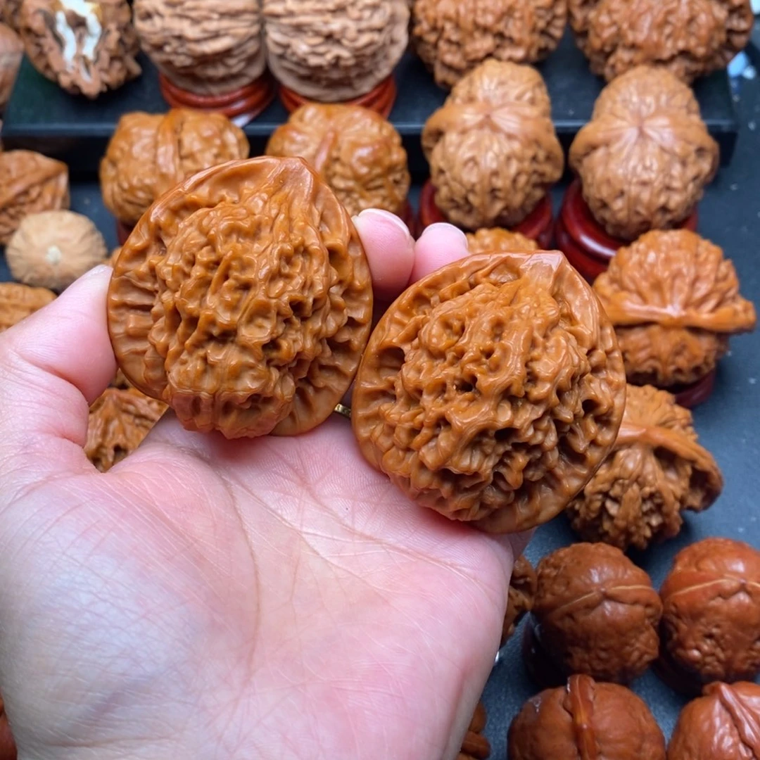 把件文玩核桃47官帽