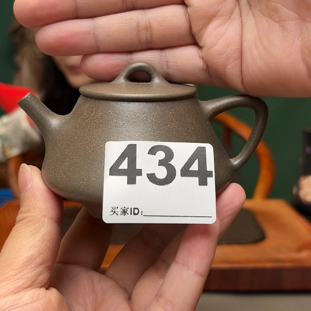 茶壶紫砂天***2石瓢蟹壳青