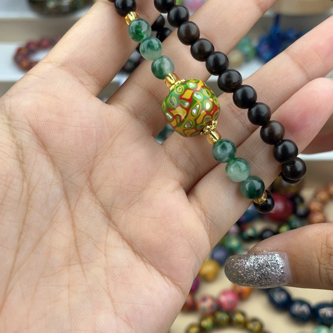 云栖大漆老型手链……