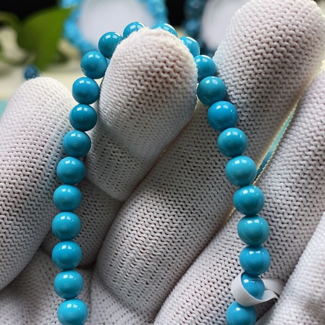 ****吖绿松石未镶嵌手链