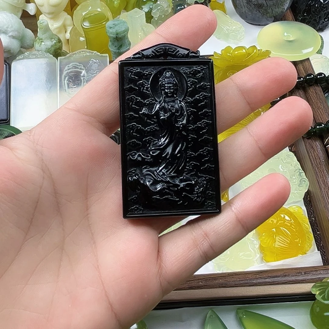 未镶嵌岫玉吊坠(不含链)适**止