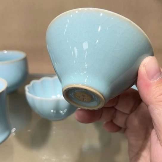 瓷片陶瓷茶具汝瓷茶具