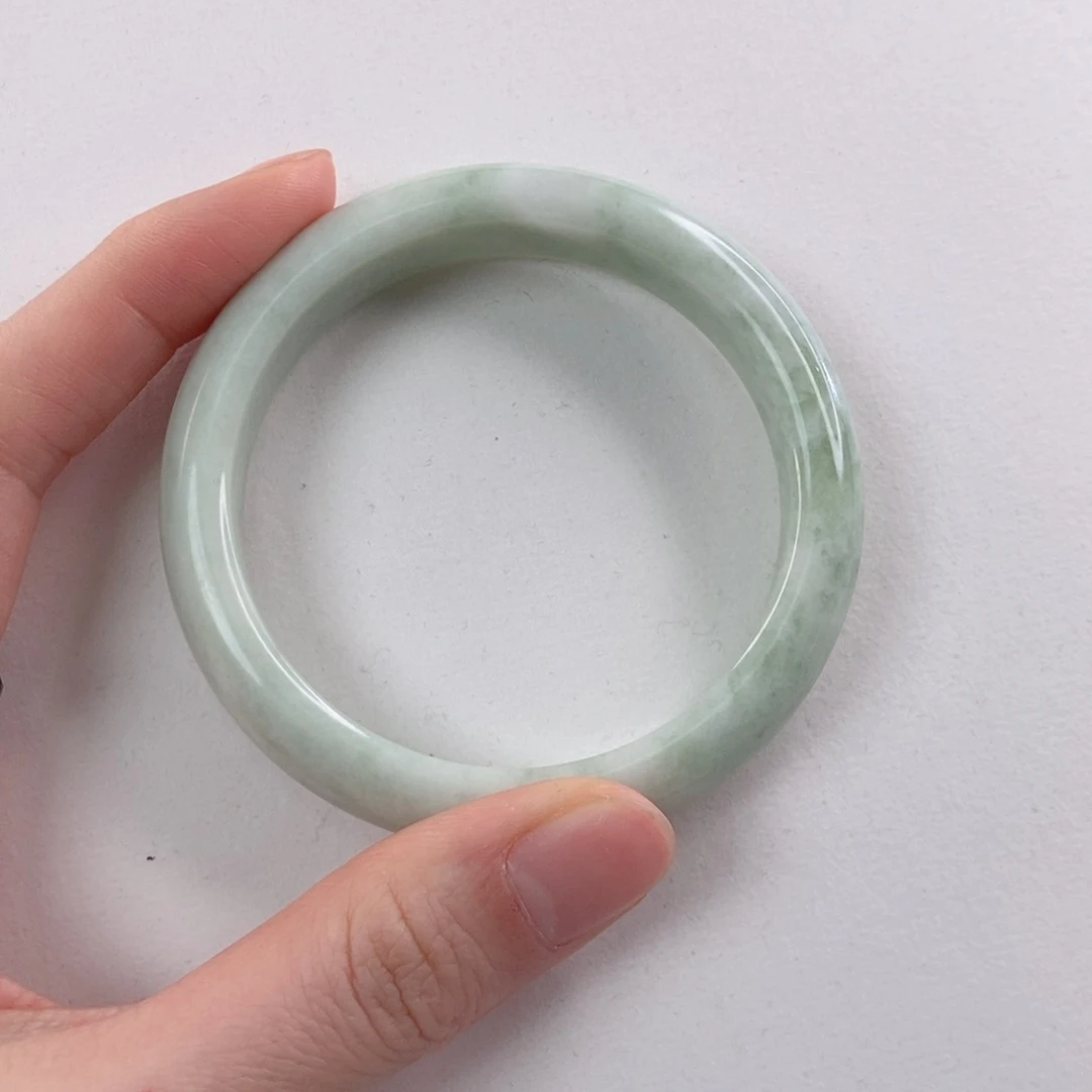 蓝田玉（蛇纹石化大理石玉）手镯未镶嵌喜*