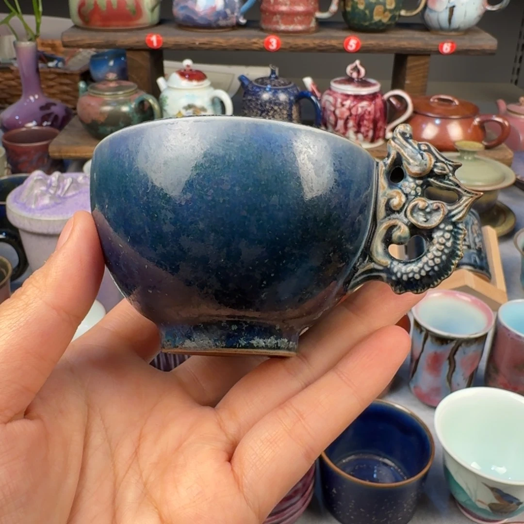 瓷片钧瓷单杯钧瓷单杯钧瓷单杯