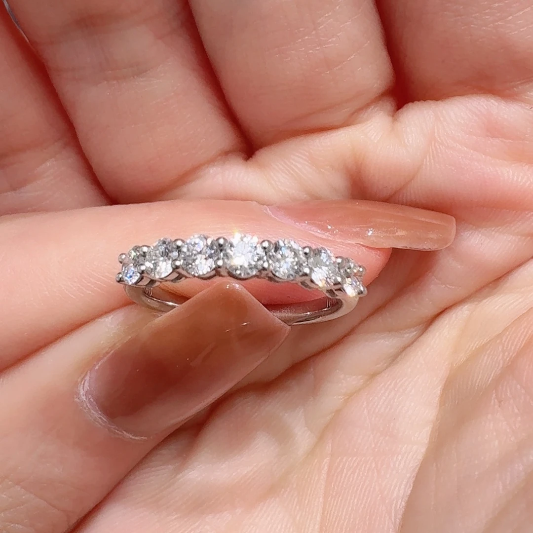 夏***阳铂Pt950镶嵌实验室培育钻石14